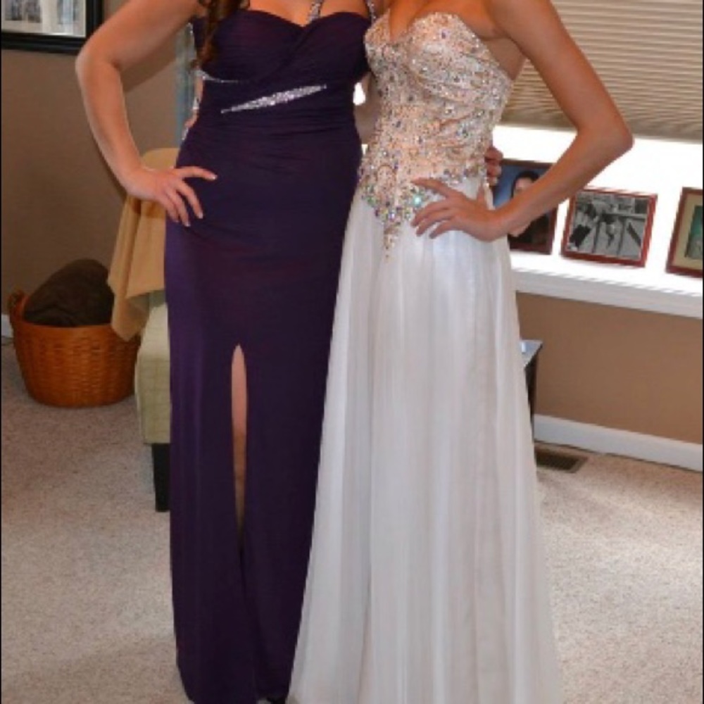 Purple prom dress size 6